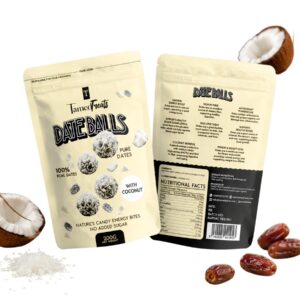 Tamed Treats Coconut Date Balls